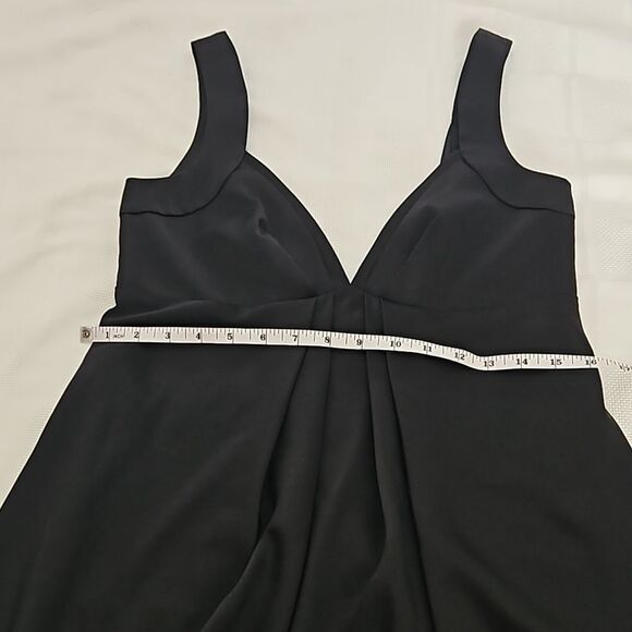 Calvin Klein Maternity Robe Slip-On Midi Dress With Low Back Black 6 - Picture 9 of 16